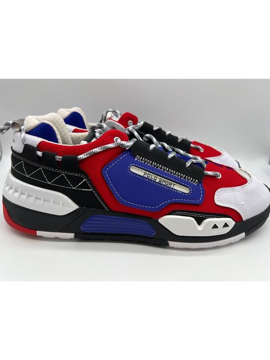 Polo Ralph Lauren PS200 SK HTL Men\'s Red Blue White Shoes Size 14 NEW main image 11